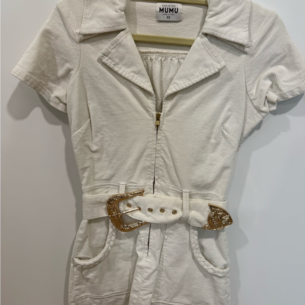 Show Me Your MuMu Cream Ribbed Top
